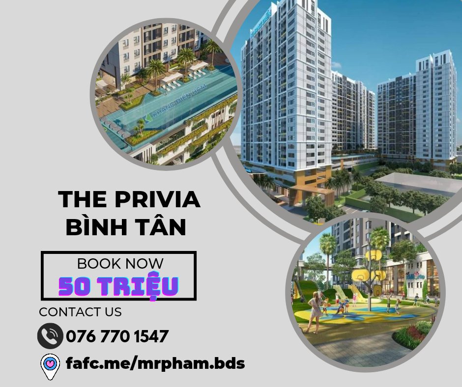 Căn hộ Privia Khang Điền Bình Tâb